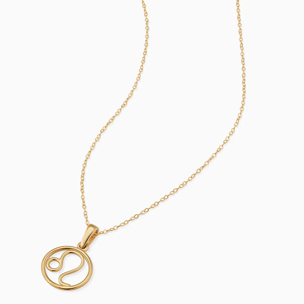Gold Necklace with Zodiac Sign Symbol – Lilli Paris