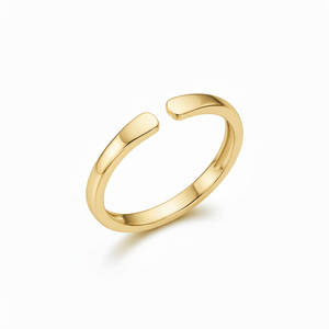 1+1 FREE — Adjustable Initial Ring